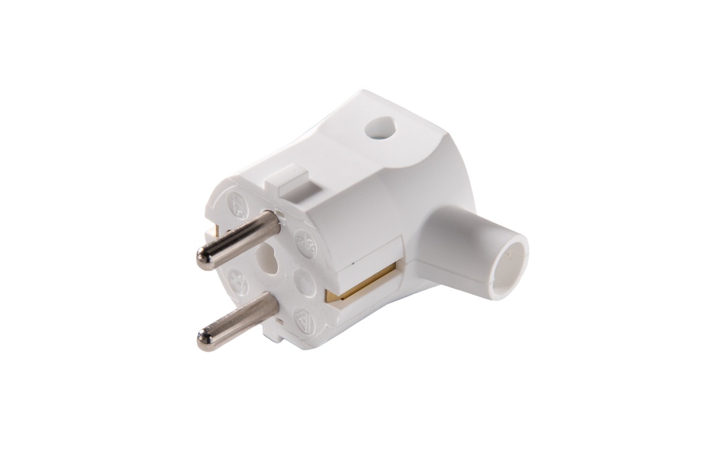 Martin Kaiser 16A 230V 2P Plug With Side Cable Entry White - 577/KWS [5 pieces]