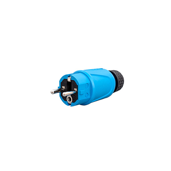 Heavy Duty Power Plug 16A With IP44 Protection - PWS161KB [2 pieces]