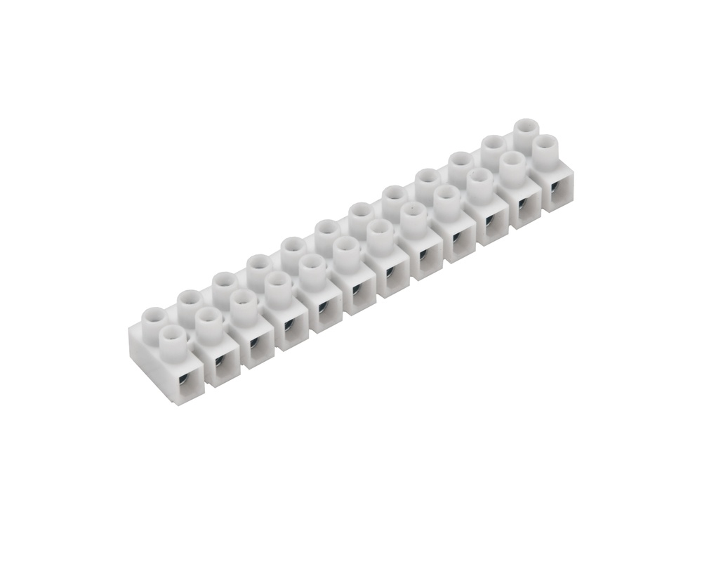 MK Martin Kaiser 12-Pole Terminal Block 25-4mm2 Pack of 10 - 722/NATUR