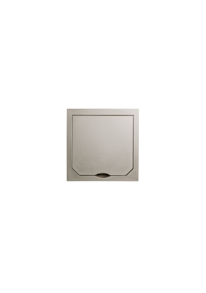 ABL 1471PLM Couvercle de prise platine mat 94 x 94 MM IP41 - 1471-PLM