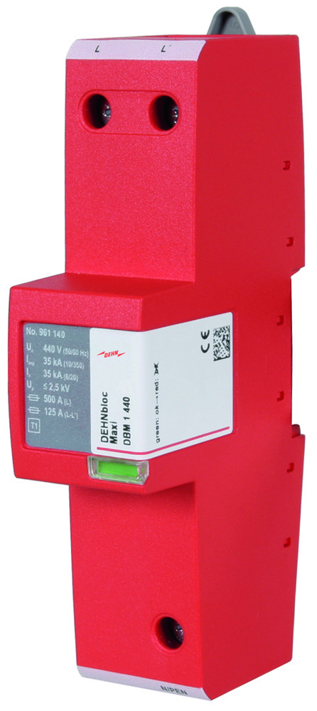 DEHNbloc Maxi-Blitzstrom-Ableiter Typ 1 DBM 1 440 V AC - 961140