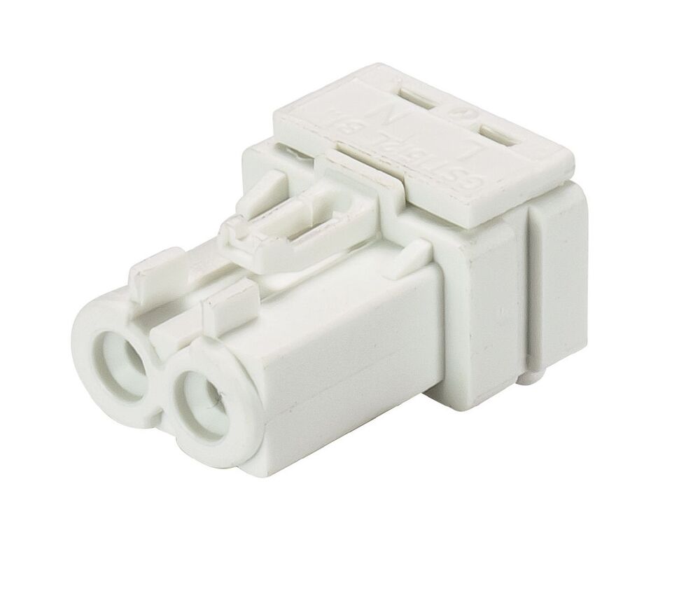 Wieland gesis MINI Gerätestecker 2P 16A 250V Weiß - 91.023.0053.0 [500 Stück]