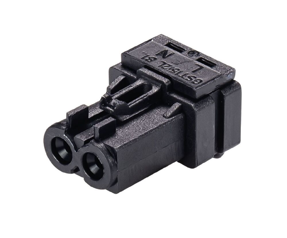 Gesis Mini Conector Soldar 2P Hembra Negro - 91.023.0053.1 [500 piezas]