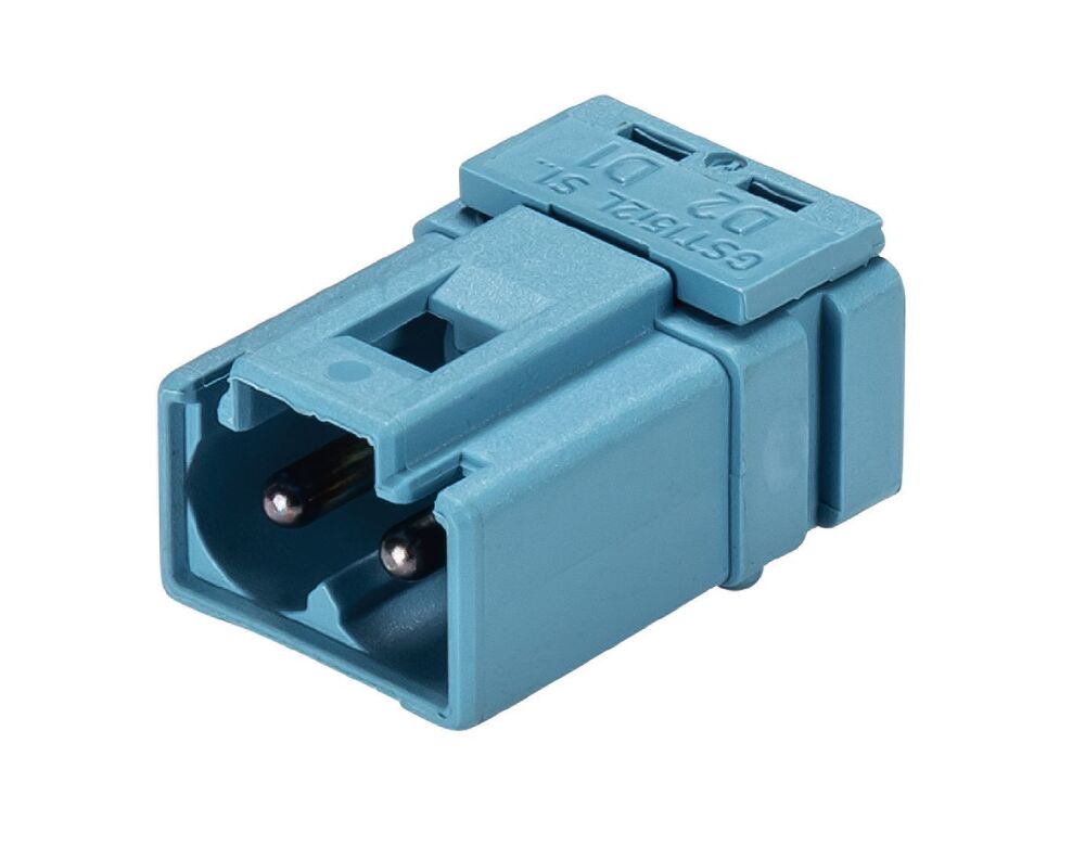 Wieland Gesis Mini Device Connector Solder Vertical Blue - 91.022.0253.0