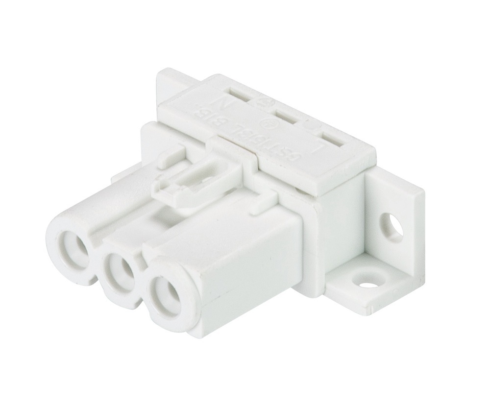 Wieland Gesis MINI Steckverbinder 3P 16A 250V Weiß - 91.033.0153.0