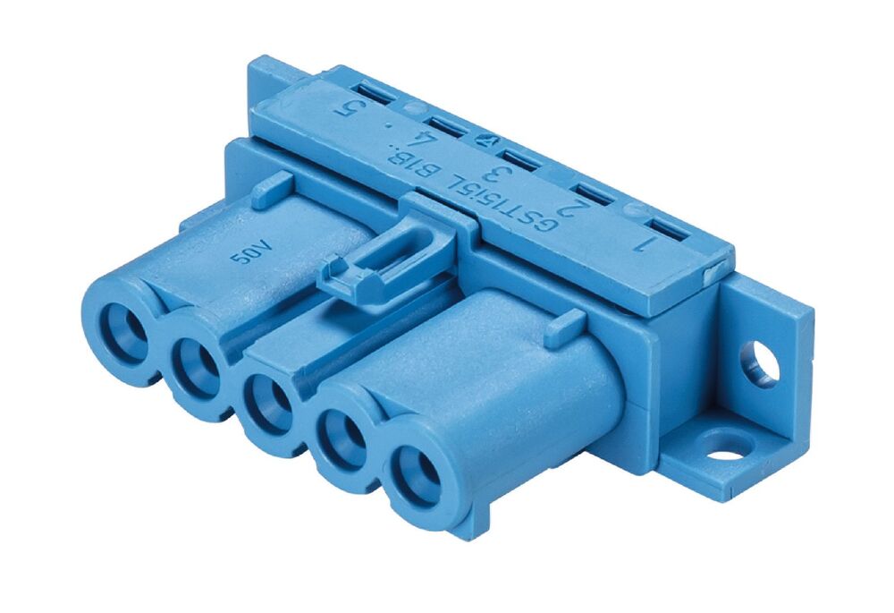 Wieland Gesis MINI Conector de dispositivo 5P hembra vertical - 91.051.0553.0
