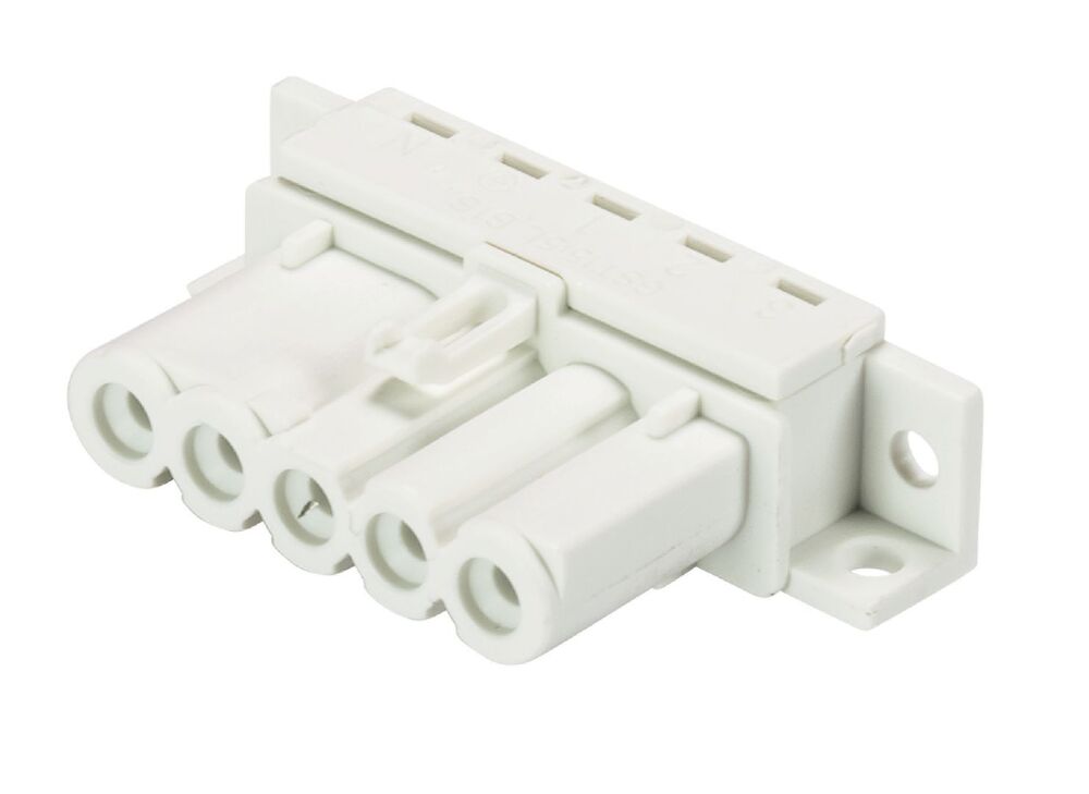 Gesis Mini-Gerätestecker 5P 16A 250V/400V Weiß - 91.051.0153.0