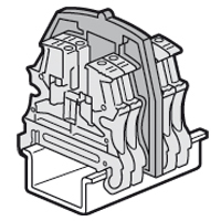 Viking3 End Plate 3 Stage Terminal Block - 037554 [100 pieces]