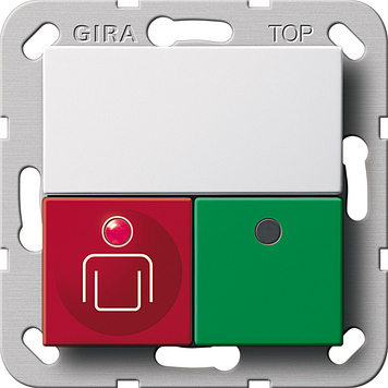 Gira 290203 Call Plus Presence Button System 55 White - 0290203