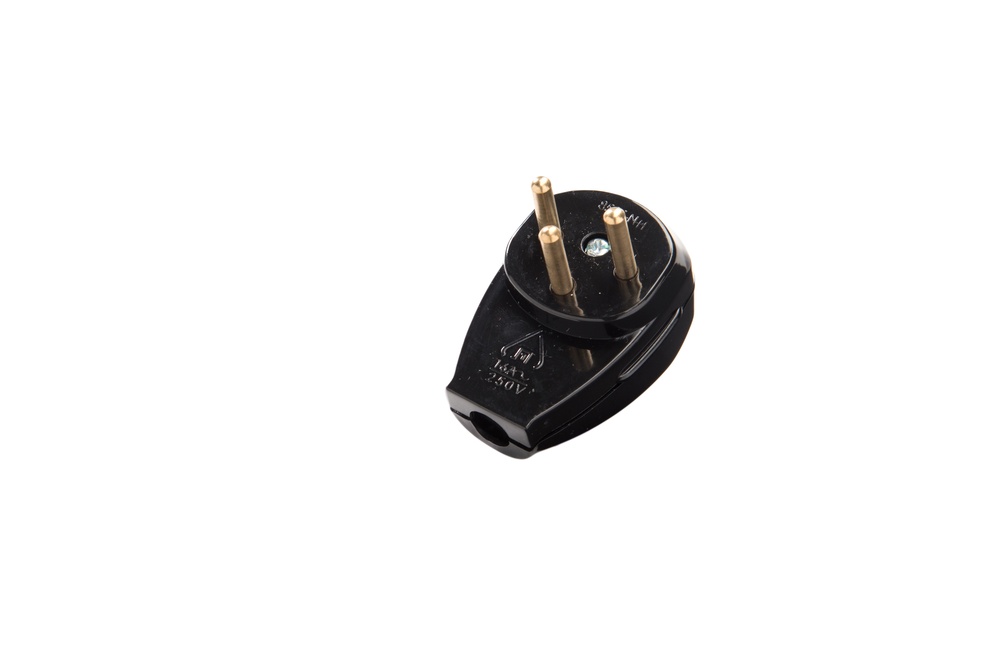 Martin Kaiser Israel Plug 16 Amp With Earthing Contact Black - 856/SW [2 pieces]