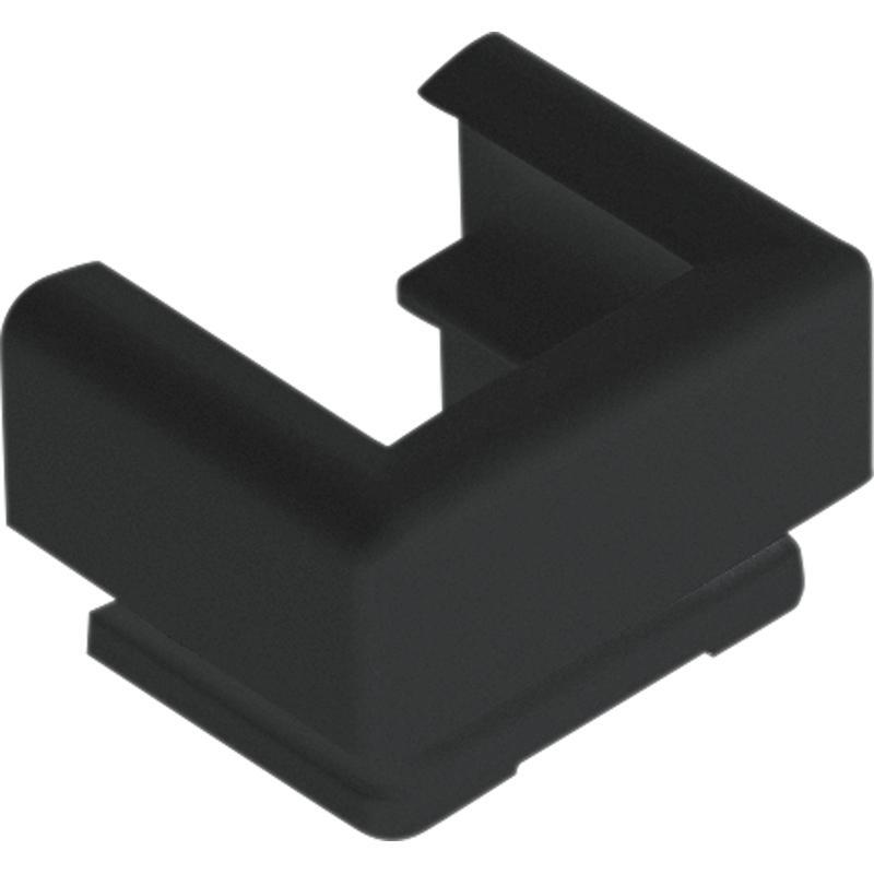 Jung Cable Pipe And Channel Inlet Pieces Black - 12SW [10 pieces]