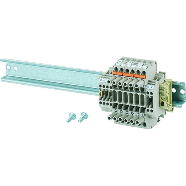 Hensel MI EM 02 DIN-Rail 284mm Terminal Set - Mi EM 02