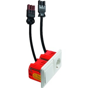 Combinación de interruptor y enchufe PEHA Socketline Standard Blanco - 00075931