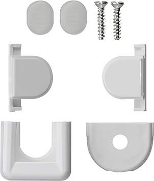 Gira Accessory Kit Surface Mount Housing System 55 Pure White - 817700