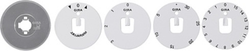 Gira Set Symbol Discs Bouton rotatif Accessoires - 818300