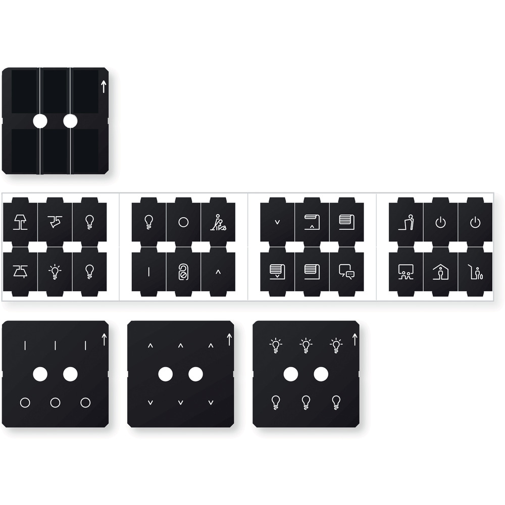 Schneider Electric KNX Drukknop Pro Systeem Design Folie Set - MTN6270-0011