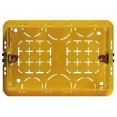 Bticino Amarillo Caja Empotrable 3 Módulos 106x71x52mm - BT503E