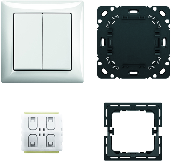 ABB Busch-Jaeger FoH Schalter Balance AlpinWhite 3 Set - 2CKA006710A0022