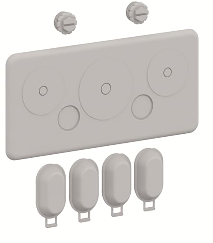 ABB Components Comfortline Installation Set For A-Cabinet CZF1B - 2CPX052447R9999