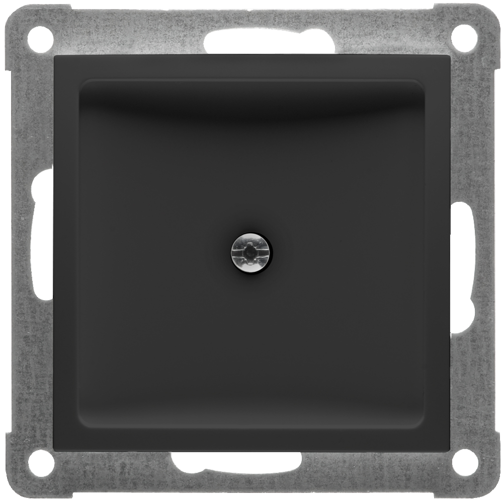 Peha Badora D 11.477.193 Black Matte Blind Cover Plate - 00276832