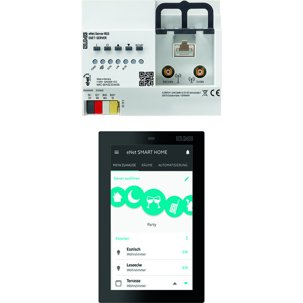 Jung Enet-server met Smart Control 5 - ENET-S-SC5SW