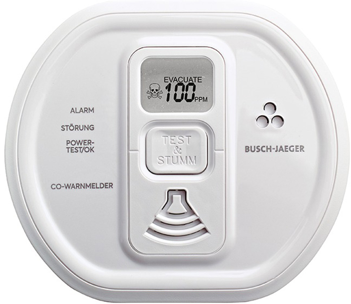 ABB Busch-Jaeger Professional CO Alarm With Lithium Battery - 2CKA006800A2869