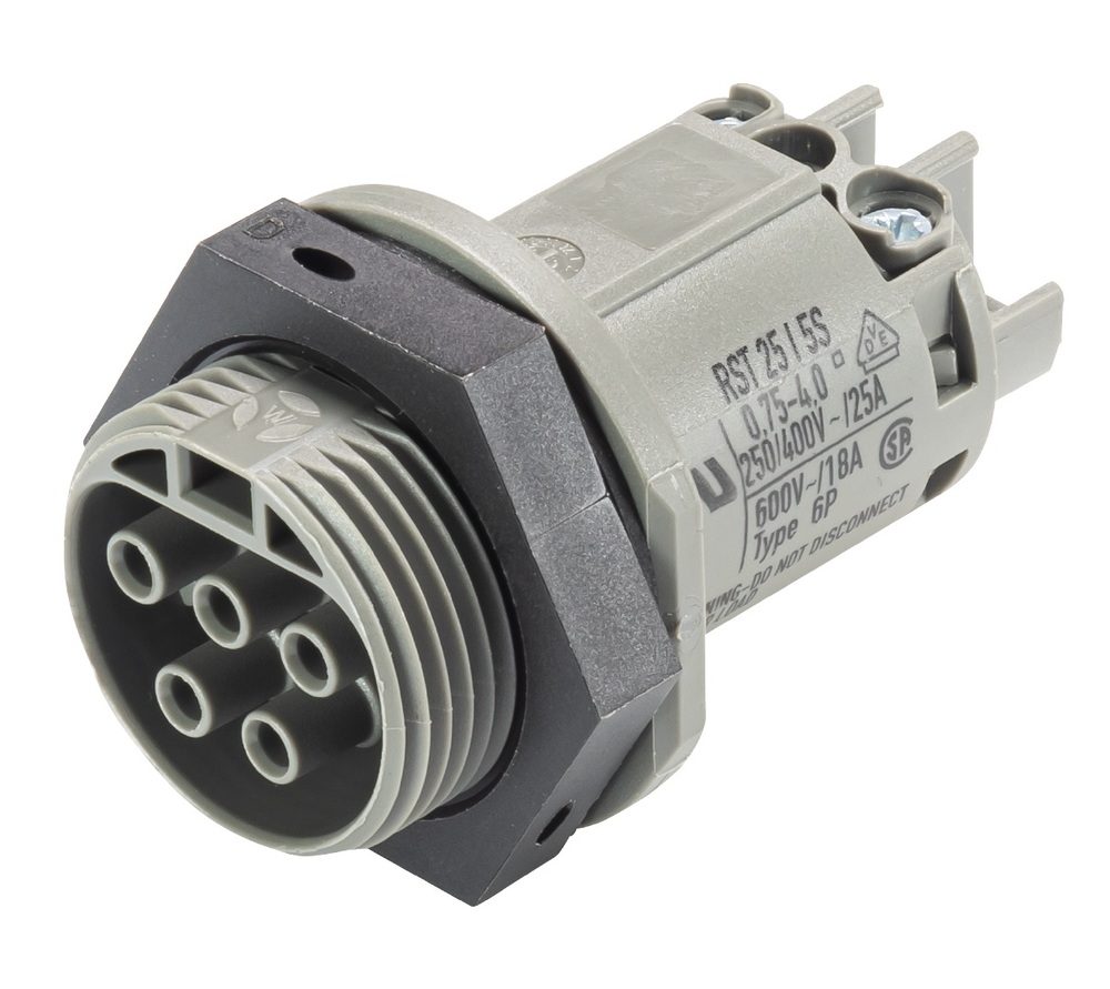 Conector de rosca hembra 5P Wieland RST Classic - 96.051.5054.3