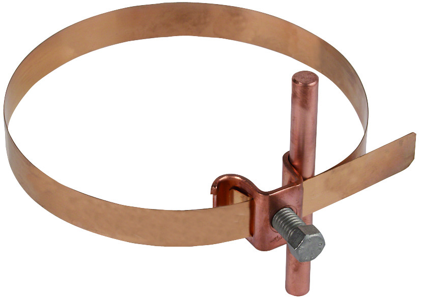 Dehn Conductor Holder For Rd 6-8mm Cu/Bronze For Downpipes - 200027