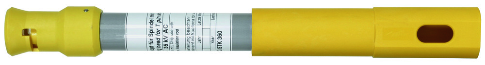 Cabeza de maniobra Dehn 36KV 50Hz T Eje de pivote con acoplamiento de enchufe L 360 - 766365