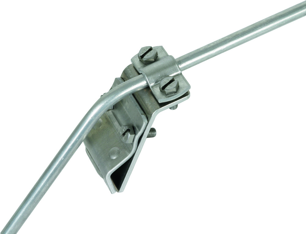 Dehn Al Gutter Clamp 7-10mm With Two-Screw Cleat - 338001