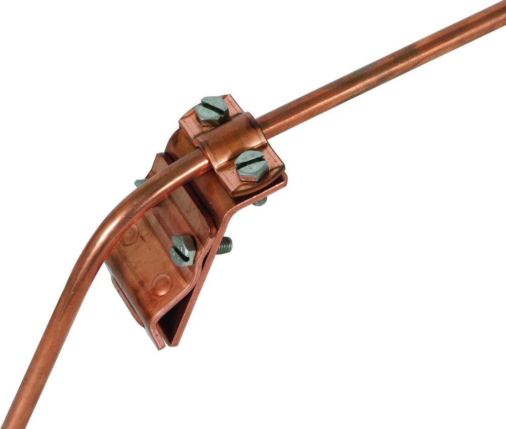 Dehn Copper Gutter Clamp For Bead 13-25mm With Two-Screw Cleat - 338007