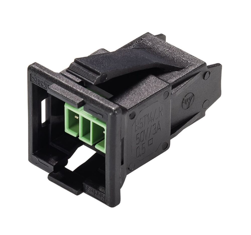 Conector Gesis Snap-In 2P Hembra - 50V - 3A - Verde - 93.421.0353.1