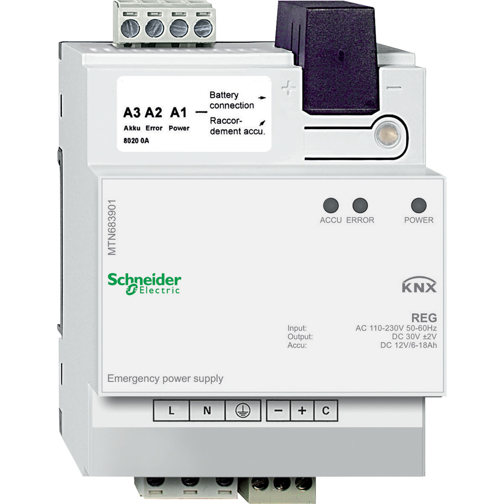 Schneider Electric Fuente de alimentación de emergencia KNX - MTN683901