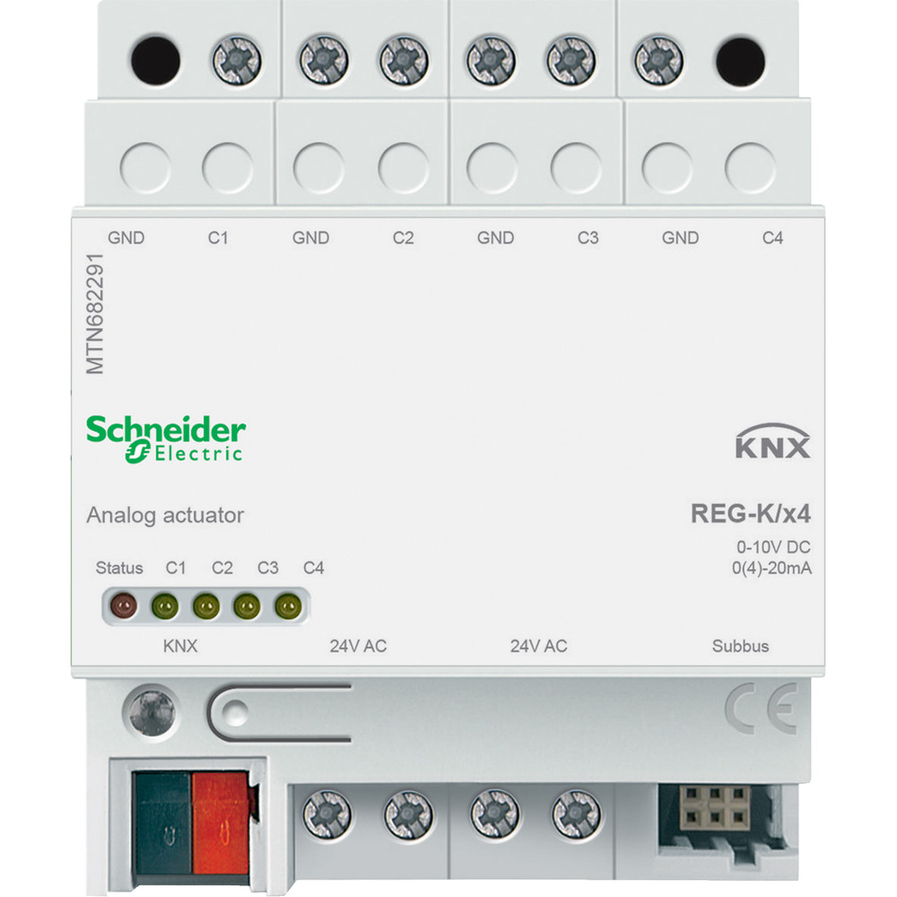 Schneider Electric Actionneur analogique KNX 4 sorties - MTN682291