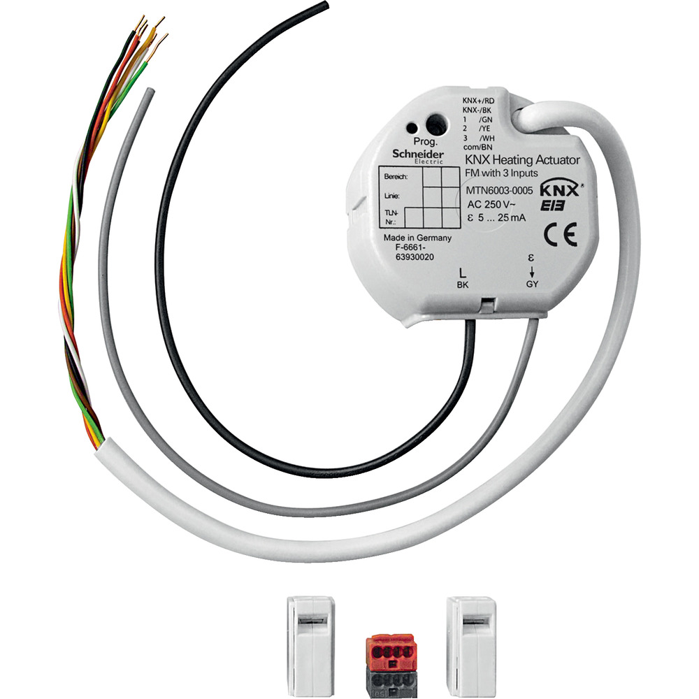 Schneider Electric KNX Actuador de calefacción 25MA con 3 entradas - MTN6003-0005