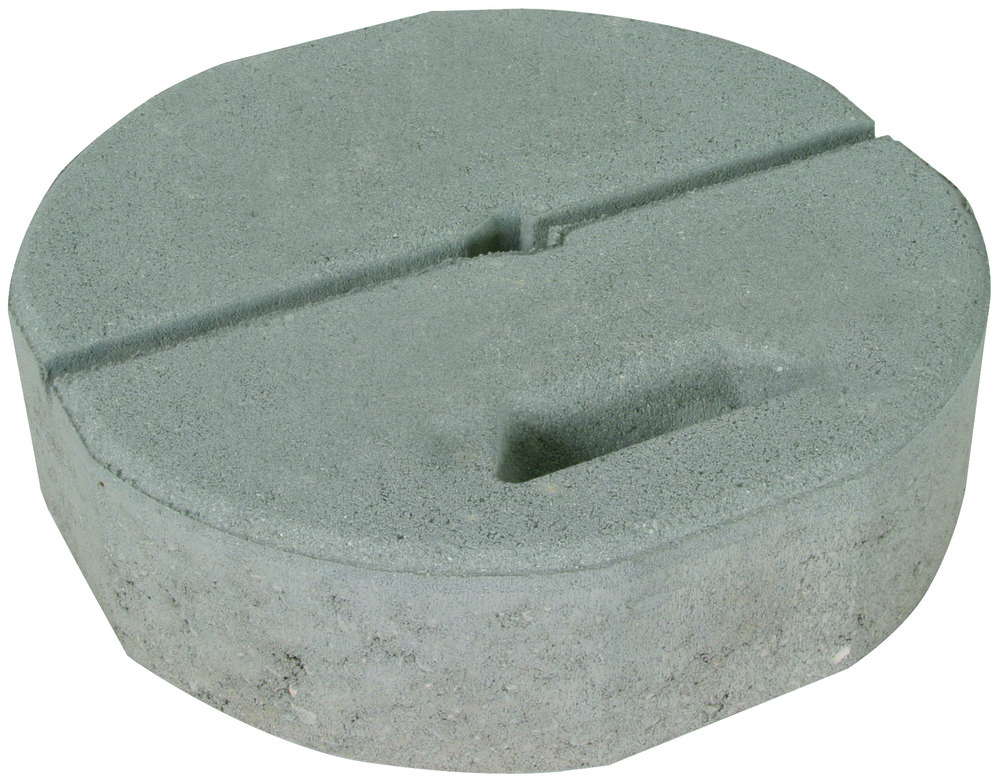 Concrete Base C45/55 17KG D337 With Recessed Grip - 102012