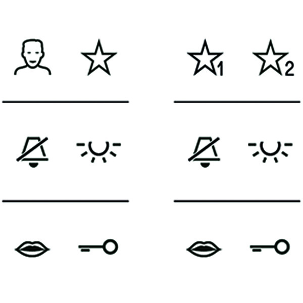 Jung Preprinted Labeling Foil A(S) - SIAV6A [2 pièces]