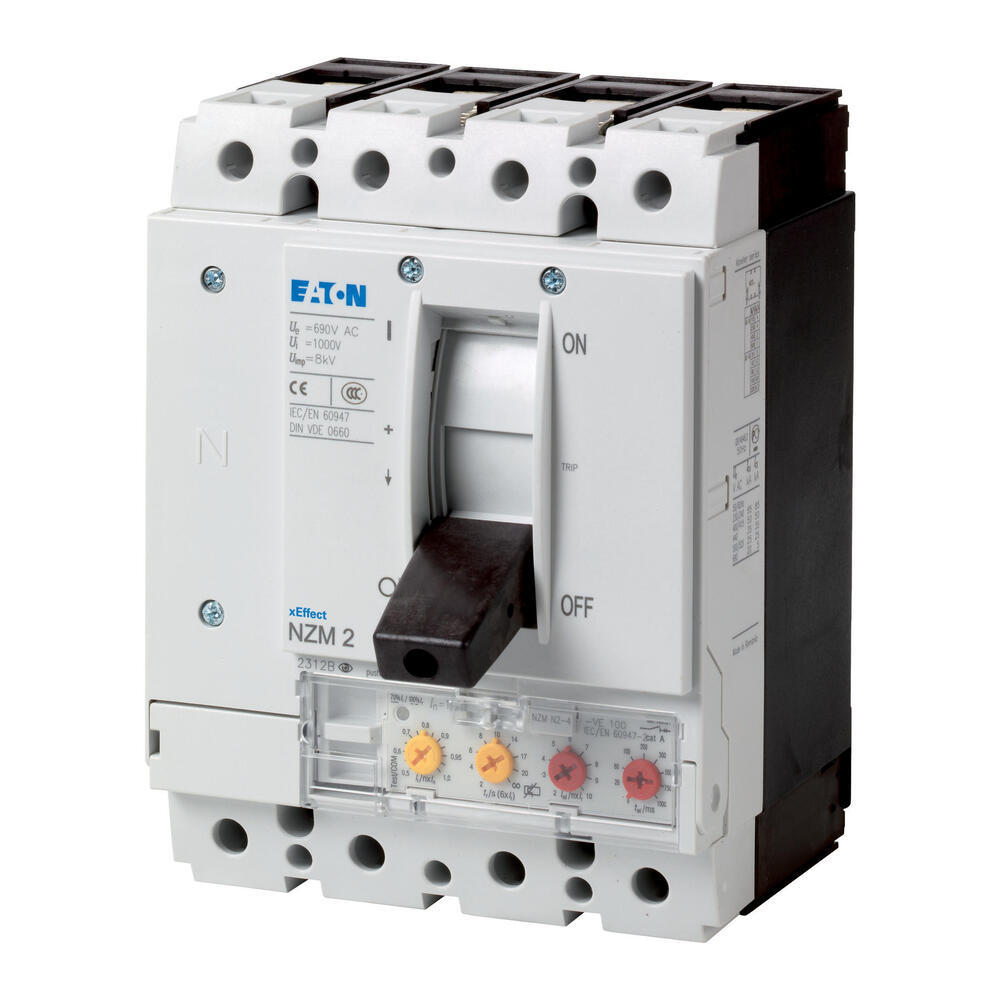 Eaton Interruptor automático NZM2 4P 100A Caja Terminal Selectividad Protección - 147396