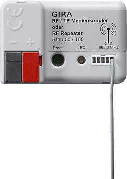 Gira RF TP Media Coupler Repeater KNX - 511000