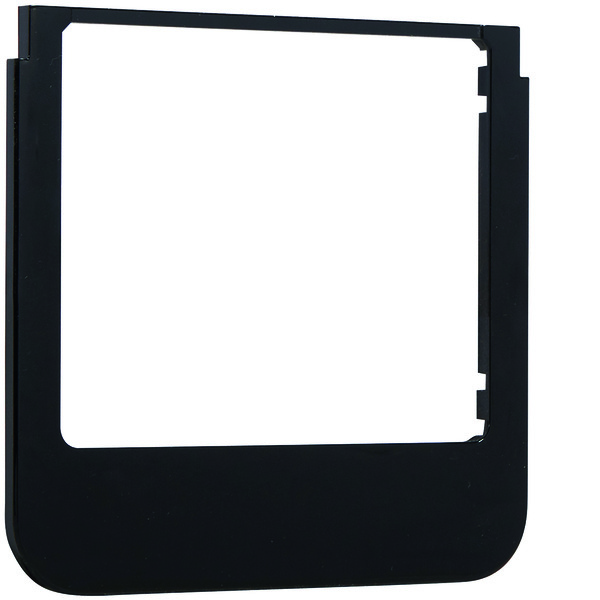 Hager Berker Black Glossy Rounded Design Frame - WD1125