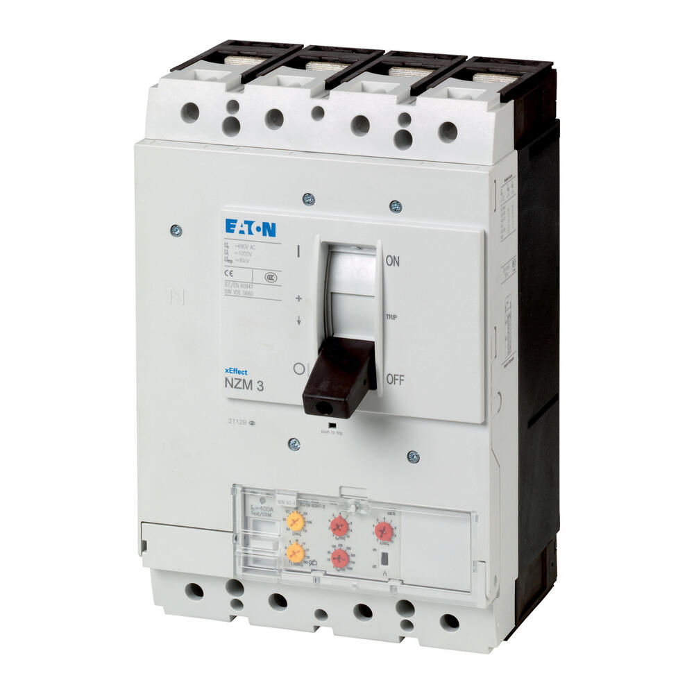 Eaton Interruptor automático 4P 400A 50kA NZM3 IEC Estándar - 265958