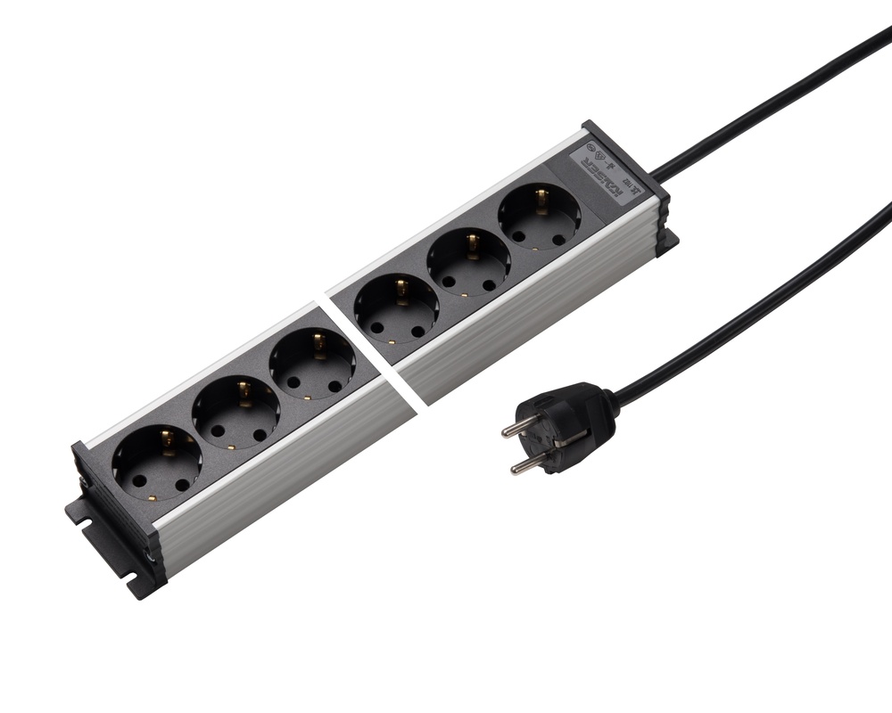 Martin Kaiser 10-Way Power Strip Without Switch Cable 1.5M (European Socket) - 1102ZL10SW15