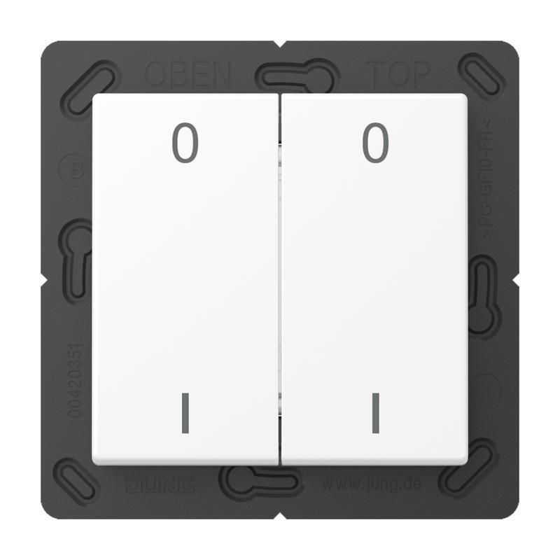 Enocean 4-Channel Wall Transmitter A-Range Symbols 01 - ENOA595-01WWM