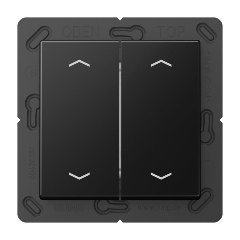 Jung EnOcean 4-Channel Wall Transmitter With Arrow Symbols - ENOA595MPSWM