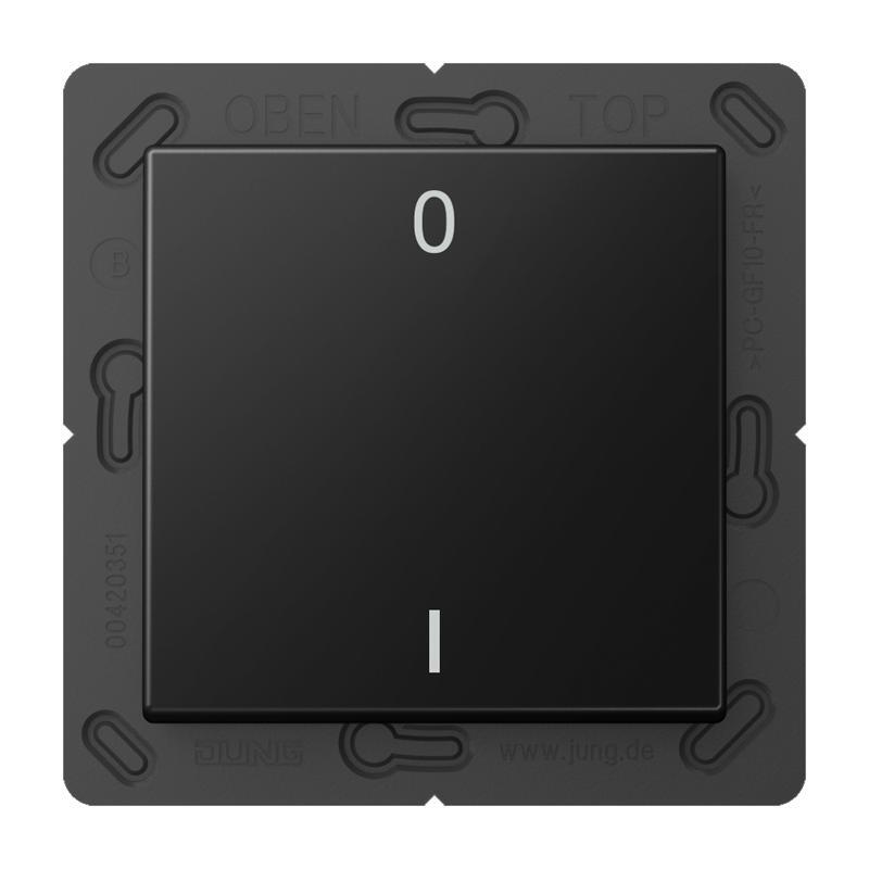 Jung EnOcean Wall Transmitter 2-Channel Symbols 0 I A Range - ENOA590-01SWM