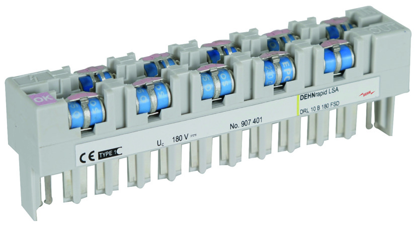 Dehn Rapid LSA FSD DRL 10 B 180 FSD Lightning Current Arrangement - 907401