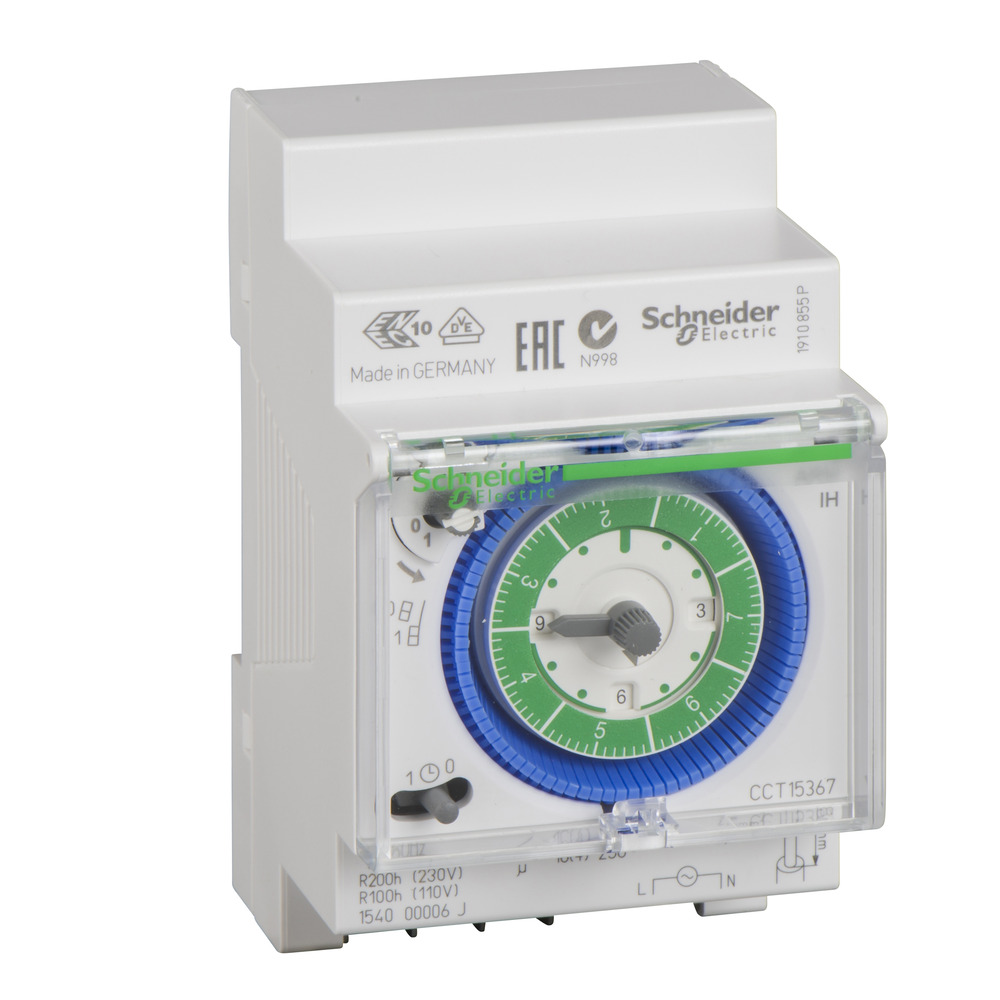 Schneider Electric Horloge 7 jours avec réserve de marche - CCT15367