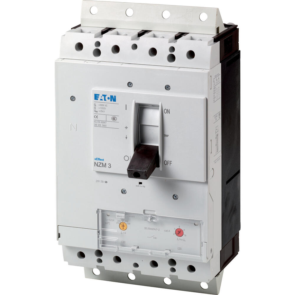 Eaton NZM3 Interruptor automático 4P 500A 50KA Unidad extraíble - 168513