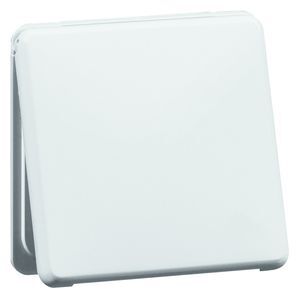 Plaque centrale standard de Peha avec trou de 45 mm IP44 et couvercle rabattable blanc - 00360911