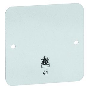 Peha Feuerfeste Grundplatte Einzelgerät für Standard-Montagekante - 00585111